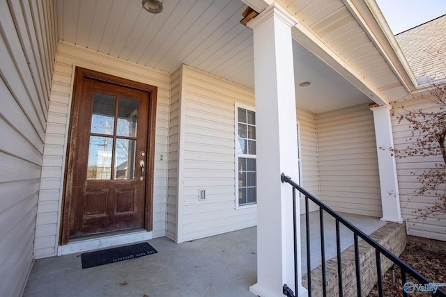 view of entrance to property