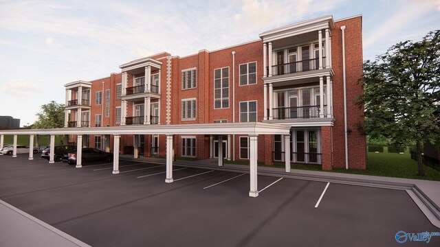 6103C Randolph Ave Unit 3C, Huntsville, AL 35801 - view of apartment building / complex with covered parking