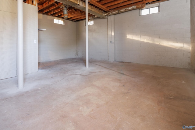1002 Woodbine Rd, Madison, AL 35758 - below grade area featuring concrete block wall