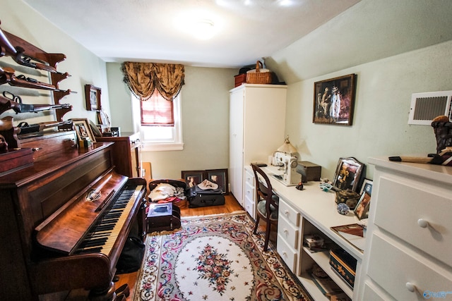 miscellaneous room featuring light hardwood / wood-style flooring