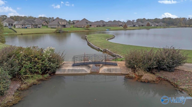 view of water feature