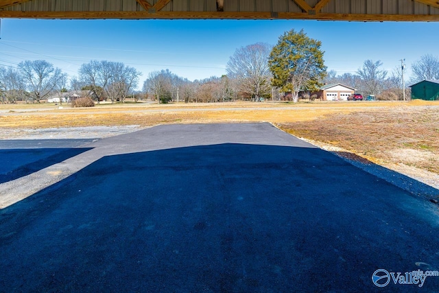 view of road