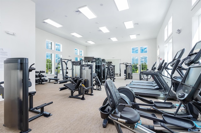 152 Knockash Hl, Madison, AL 35756 - workout area featuring light carpet