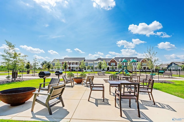 152 Knockash Hl, Madison, AL 35756 - view of patio / terrace with a residential view