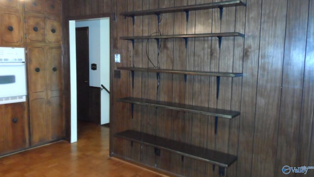 kitchen featuring wall oven