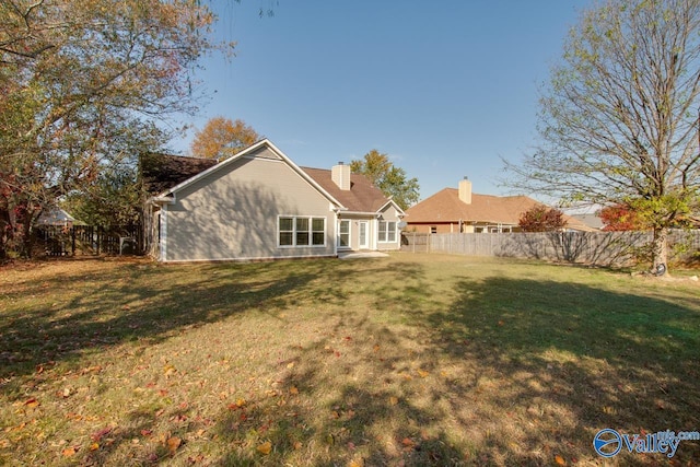 107 Palomino Ct, Madison, AL 35758 - back of house with a chimney