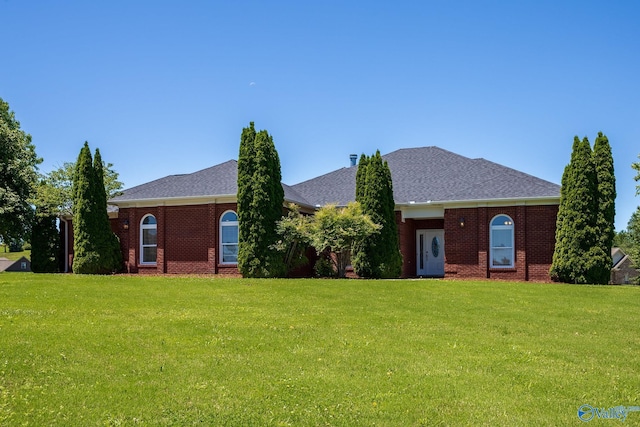 101 Tempo Cir, Harvest, AL 35749 - view of front of property featuring a front yard and brick siding