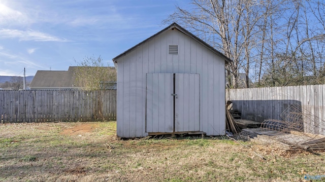 view of outbuilding