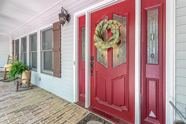 view of entrance to property