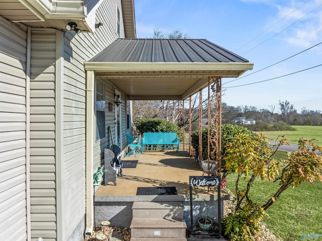 view of patio