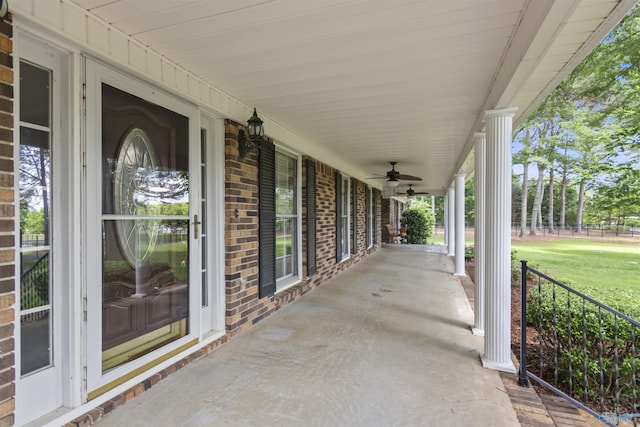 1025 Berkley Rd, Arab, AL 35016 - view of patio / terrace with a porch