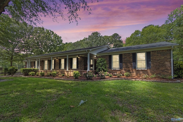 1025 Berkley Rd, Arab, AL 35016 - single story home featuring brick siding and a porch