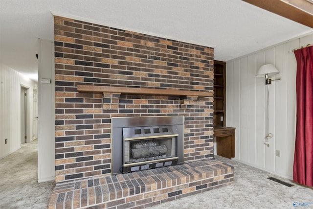 1025 Berkley Rd, Arab, AL 35016 - detailed view of carpet flooring and a fireplace