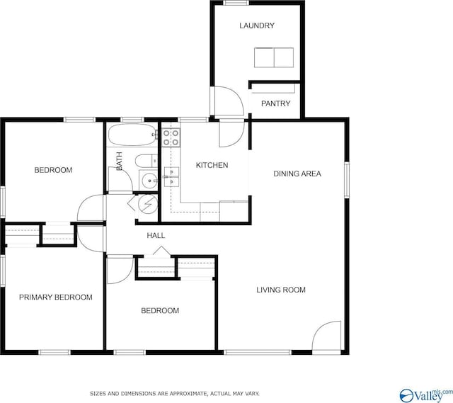 1101 5th Ave SW, Decatur, AL 35601 - home floor plan