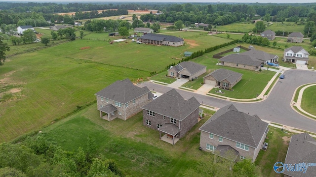 140 Amelia Dr, Harvest, AL 35749 - aerial view of sparsely populated area featuring nearby suburban area