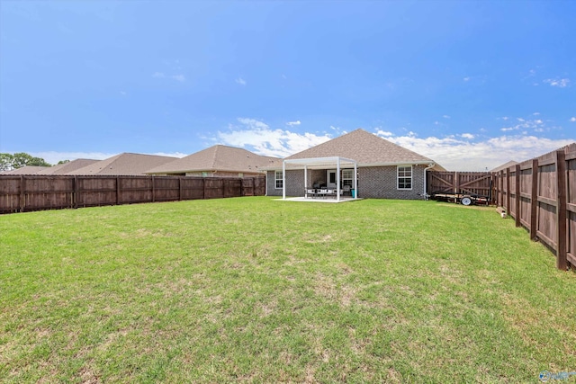 221 Alonzo Toney Dr, Madison, AL 35756 - view of yard featuring a patio area