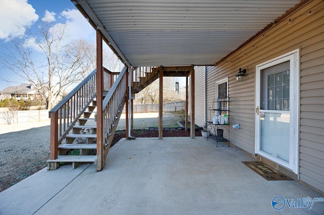 view of patio