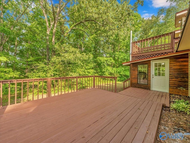 view of deck