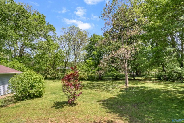 back of property with a lawn and a deck