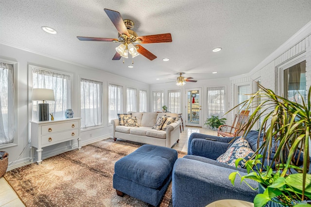 sunroom featuring a wealth of natural light