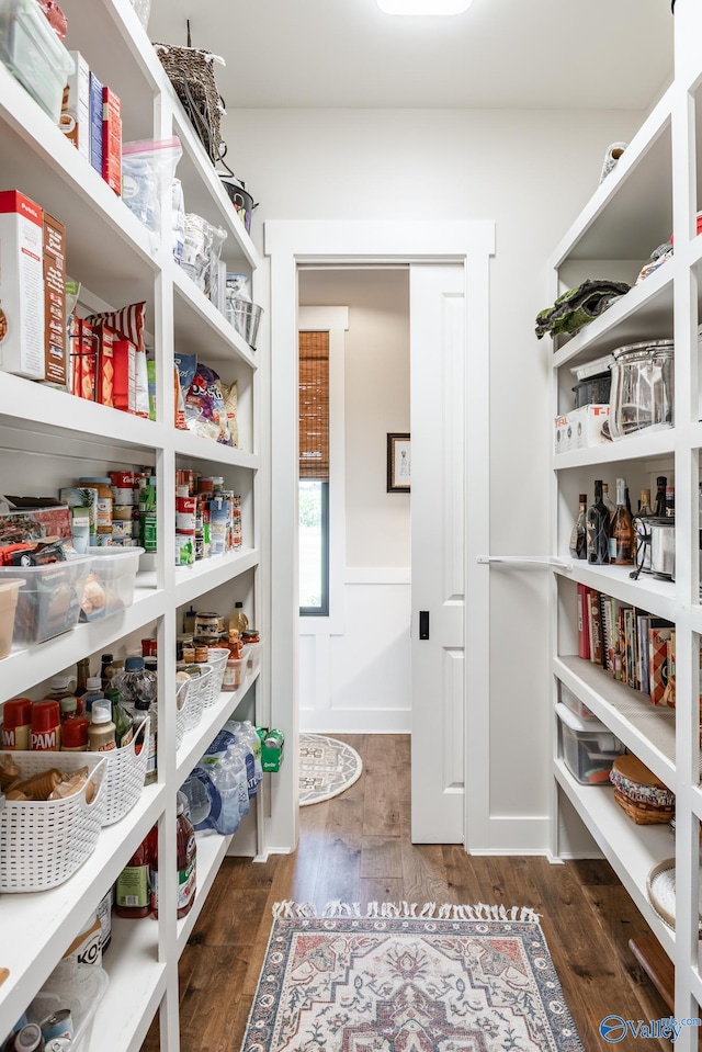 view of pantry