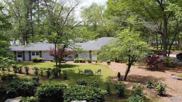 1702 Roseberry Dr, Scottsboro, AL 35769 - view of yard