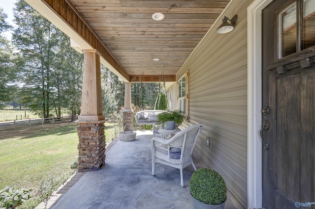 view of patio