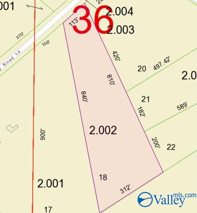 3.72ACRES County Road 14, Flat Rock AL, 35966 land for sale