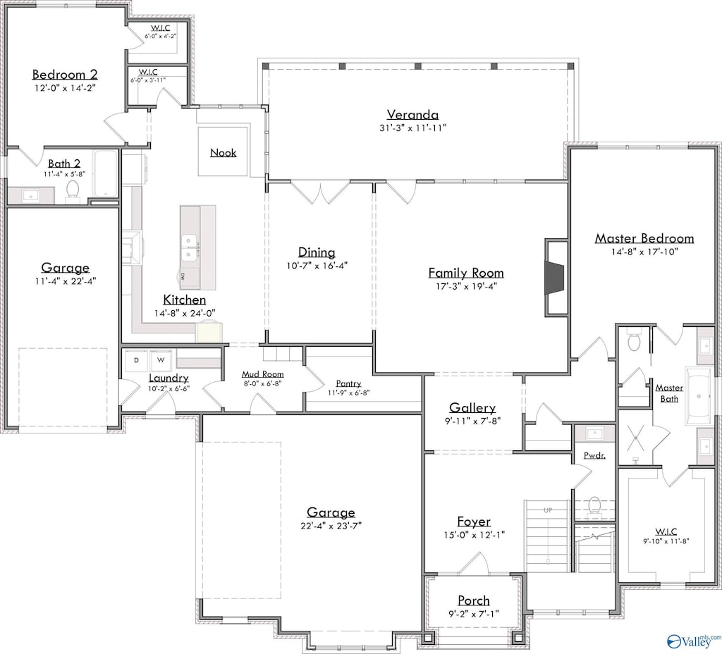 35643 Players Ln, Athens, AL 35613 - property floor plan