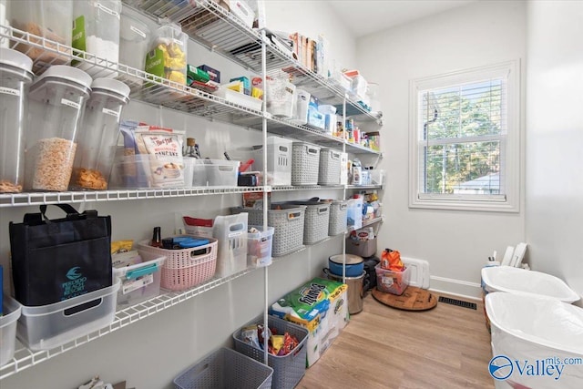 view of pantry