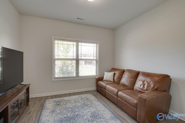 4304 Adventura Dr, Owens Cross Roads, AL 35763 - living room with wood finished floors and baseboards