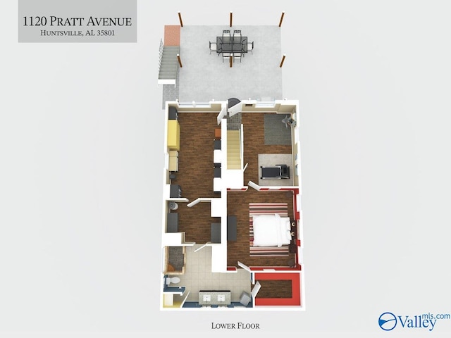 1120 NE Pratt Ave, Huntsville, AL 35801 - plan