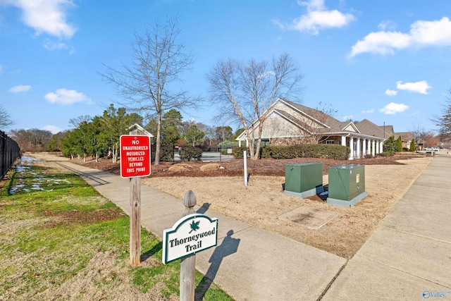 view of surrounding community