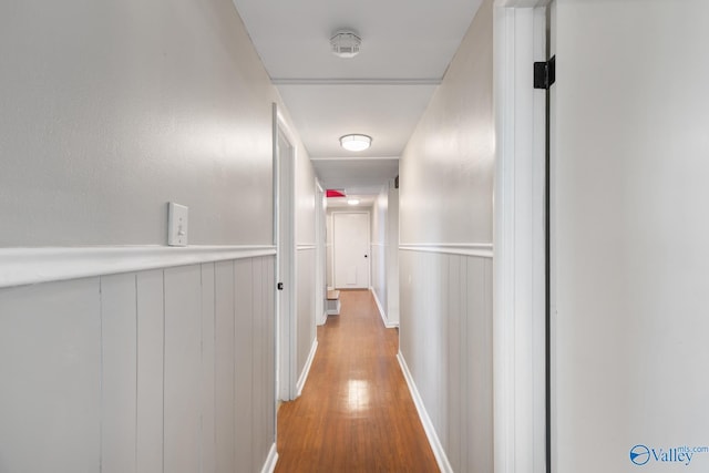 hall featuring hardwood / wood-style flooring