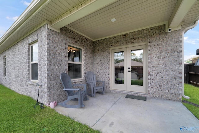 103 Barlow Way, Owens Cross Roads, AL 35763 - view of patio / terrace with french doors