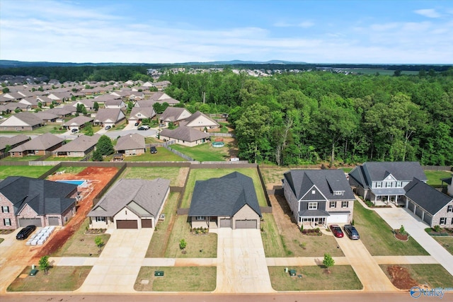 127 Parkland Hill Trce, Madison, AL 35756 - birds eye view of property with a residential view