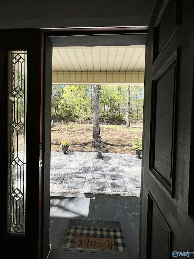 view of entryway