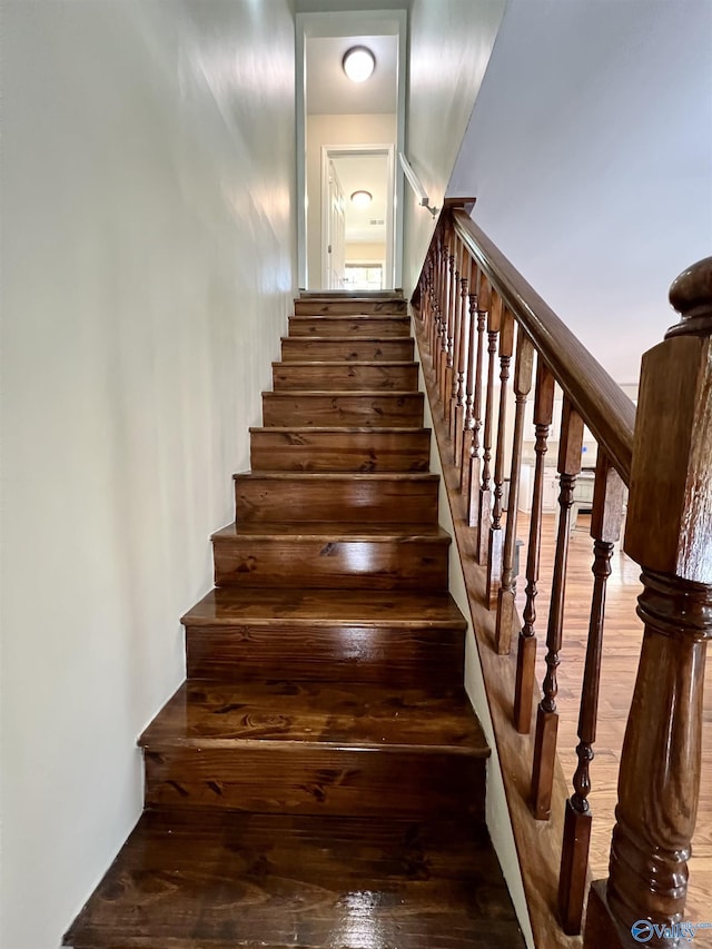 view of staircase