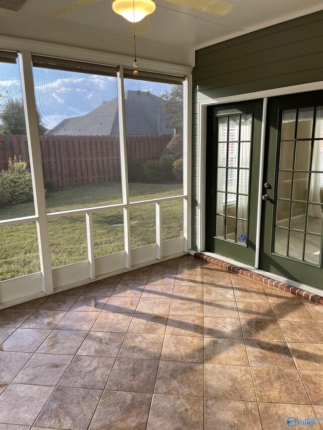 504 Sussex Dr SW, Huntsville, AL 35824 - unfurnished sunroom featuring french doors