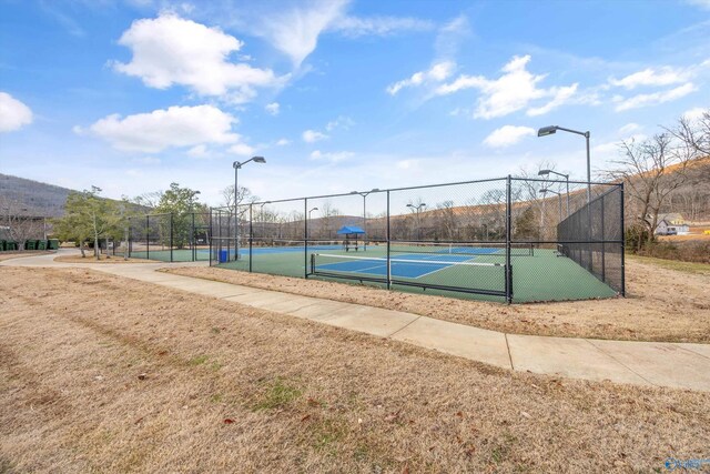 view of sport court