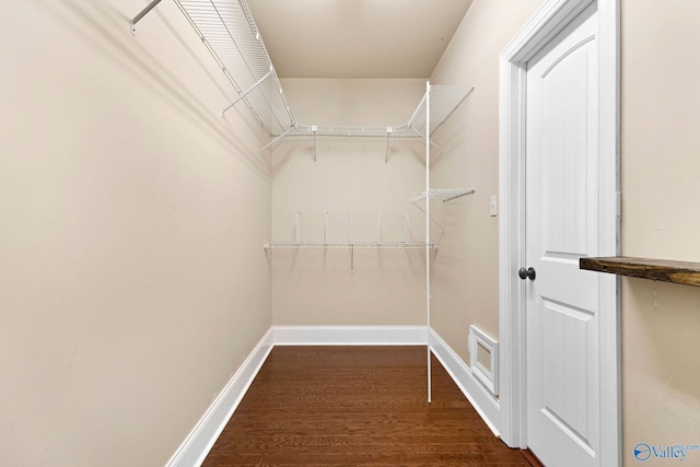 505 Barkley St SW, Hartselle, AL 35640 - walk in closet featuring dark wood-style floors