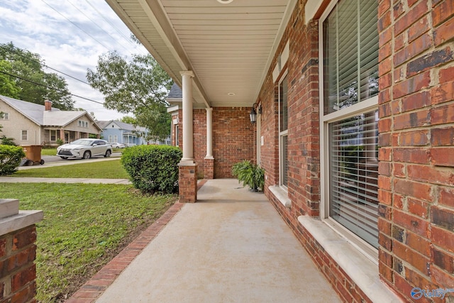 505 Barkley St SW, Hartselle, AL 35640 - view of patio / terrace with a porch