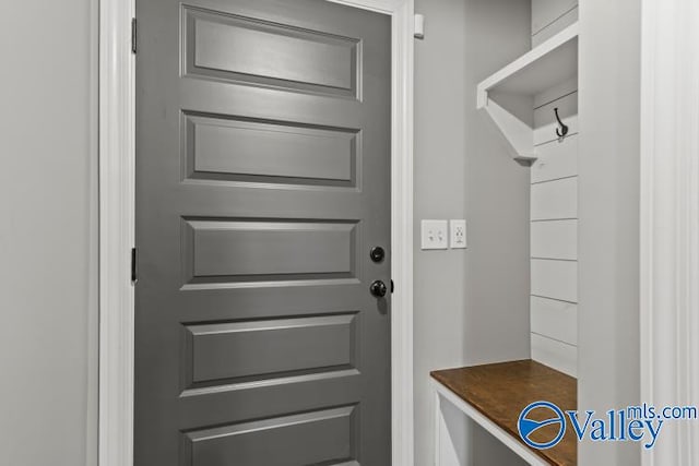 view of mudroom
