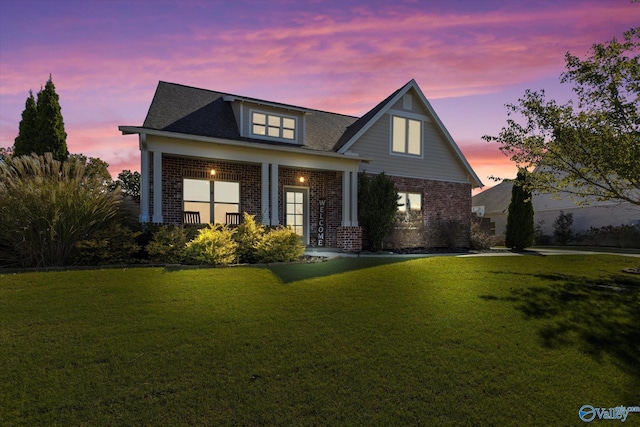 111 Starling Dr, Madison, AL 35756 - view of front of house with a front yard and brick siding
