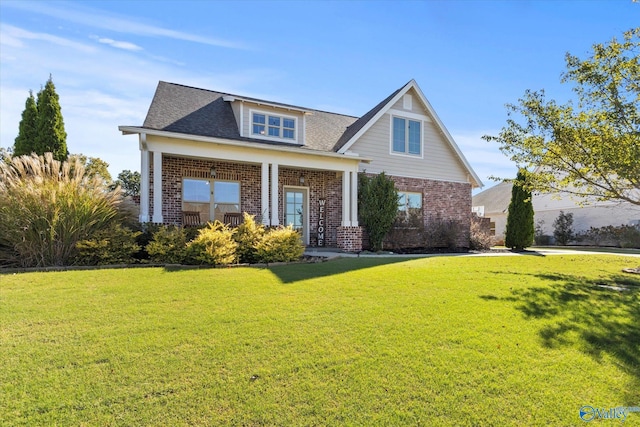 111 Starling Dr, Madison, AL 35756 - craftsman inspired home with brick siding, a shingled roof, and a front yard