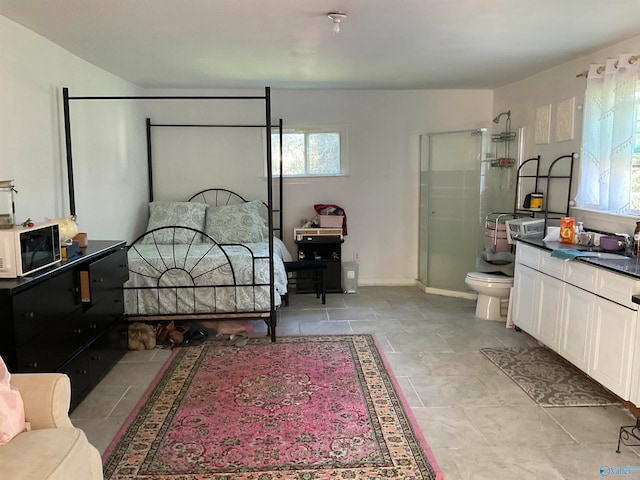 bedroom with sink