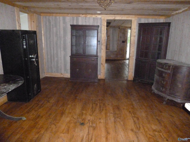 2308 County Road 458, Fort Payne, AL 35968 - empty room featuring wood finished floors and wooden walls