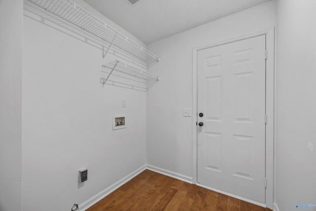 138 Spring Farm Rd, Huntsville, AL 35811 - laundry room featuring washer hookup and dark wood-style floors
