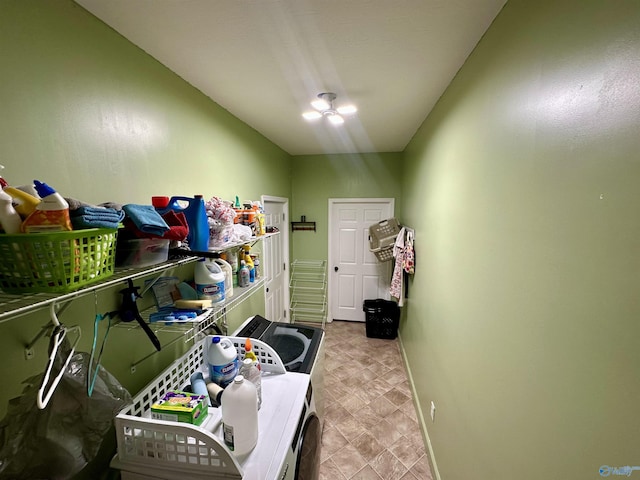 175 County Road 23, Leesburg, AL 35983 - laundry area with baseboards