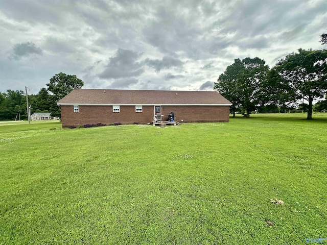175 County Road 23, Leesburg, AL 35983 - back of property featuring a lawn